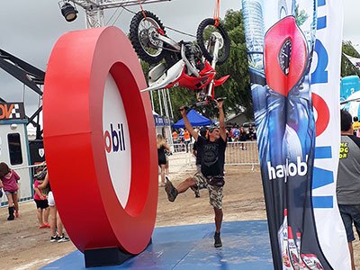 Mobil también estuvo presente en el Enduro de Verano